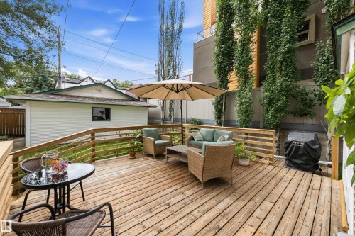 9851 86 Avenue Nw, Edmonton, AB - Outdoor With Deck Patio Veranda With Exterior