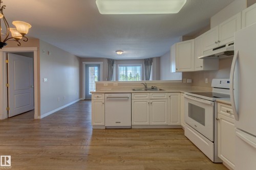 #326 2741 55 St Nw, Edmonton, AB - Indoor Photo Showing Kitchen With Double Sink
