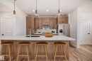 2108 Crossbill Lane Nw, Edmonton, AB  - Indoor Photo Showing Kitchen With Upgraded Kitchen 
