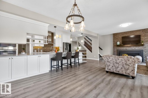371 Simpkins Wynd, Leduc, AB - Indoor With Fireplace