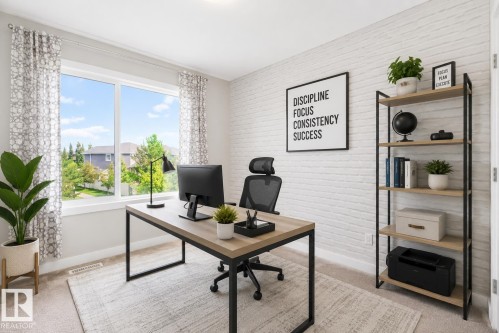 371 Simpkins Wynd, Leduc, AB - Indoor Photo Showing Office