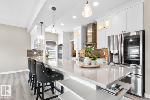371 Simpkins Wynd, Leduc, AB - Indoor Photo Showing Kitchen With Upgraded Kitchen