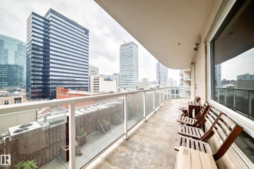 #703 10152 104 St Nw, Edmonton, AB - Outdoor With Balcony