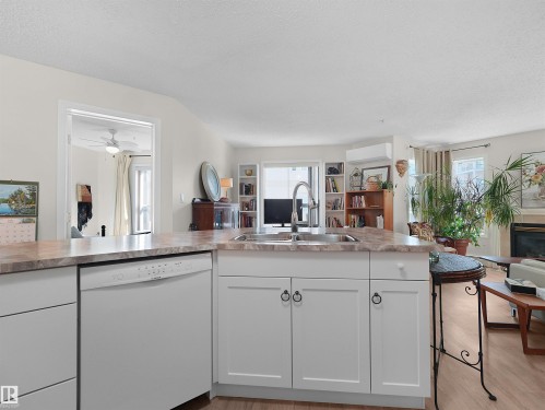 #203 9760 174 St Nw, Edmonton, AB - Indoor Photo Showing Kitchen With Double Sink