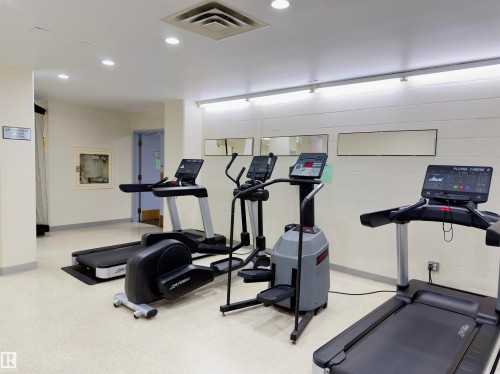 #700 10149 Saskatchewan Dr Nw, Edmonton, AB - Indoor Photo Showing Gym Room