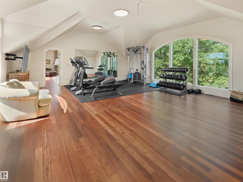237 Wilson Lane Nw, Edmonton, AB - Indoor Photo Showing Gym Room