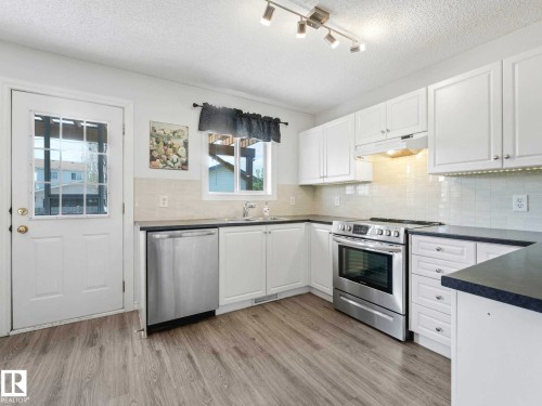 15052 133 Street, Edmonton, AB - Indoor Photo Showing Kitchen With Double Sink