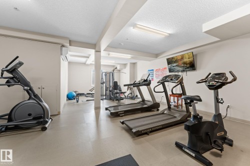 #419 2035 Grantham Co Nw, Edmonton, AB - Indoor Photo Showing Gym Room