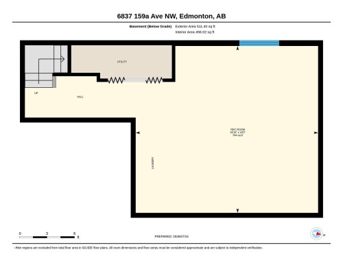 Floor plan - 6837 159A Avenue Nw, Edmonton, AB - Other