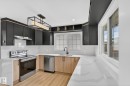 12936 132 Street Nw, Edmonton, AB  - Indoor Photo Showing Kitchen With Double Sink With Upgraded Kitchen 