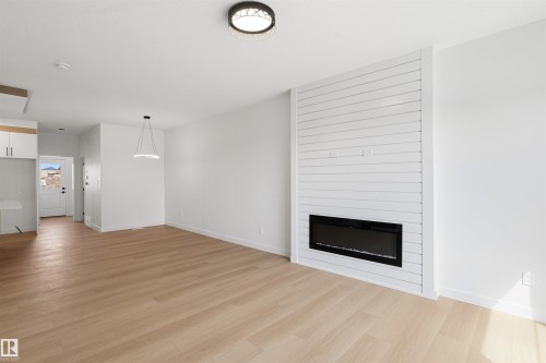 1508 209 Street Nw, Edmonton, AB - Indoor Photo Showing Living Room With Fireplace