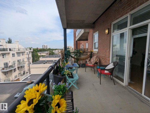 #406 10728 82 Av Nw, Edmonton, AB - Outdoor With Balcony With Exterior