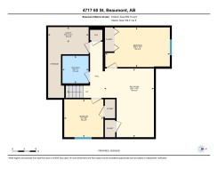 Floor Plan Of The Basement. - 