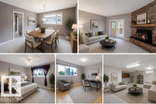 3936 72 Street Nw, Edmonton, AB - Indoor With Fireplace
