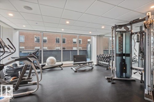 1200 10180 103 Street, Edmonton, AB - Indoor Photo Showing Gym Room