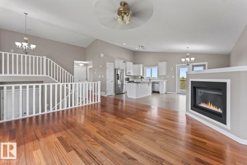 2908 Wayne Way, Cold Lake, AB - Indoor Photo Showing Living Room With Fireplace