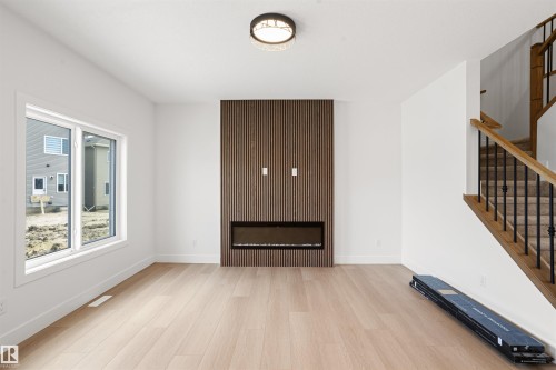415 Munn Court, Leduc, AB - Indoor With Fireplace