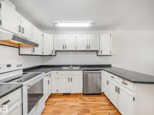 91 Amherst Crescent, St. Albert, AB - Indoor Photo Showing Kitchen With Double Sink