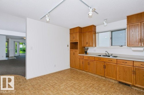 10057 91 Avenue Nw, Edmonton, AB - Indoor Photo Showing Kitchen With Double Sink