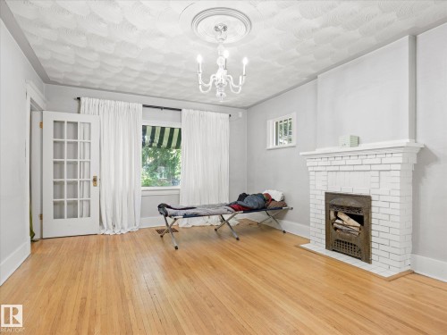 11331 66 Street Nw, Edmonton, AB - Indoor With Fireplace