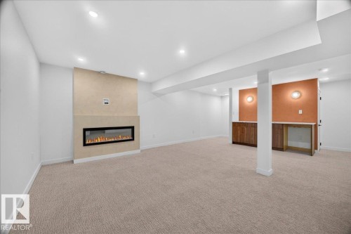 11604 35 Avenue Nw, Edmonton, AB - Indoor With Fireplace