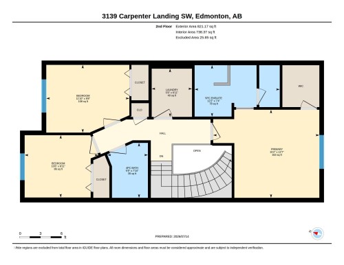 Floor plan - 3139 Carpenter Landing Sw, Edmonton, AB - Other