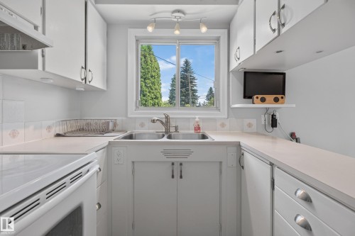 11303 115 Street Nw, Edmonton, AB - Indoor Photo Showing Kitchen With Double Sink