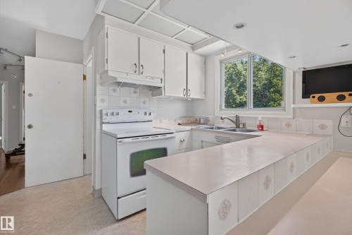 11303 115 Street Nw, Edmonton, AB - Indoor Photo Showing Kitchen With Double Sink
