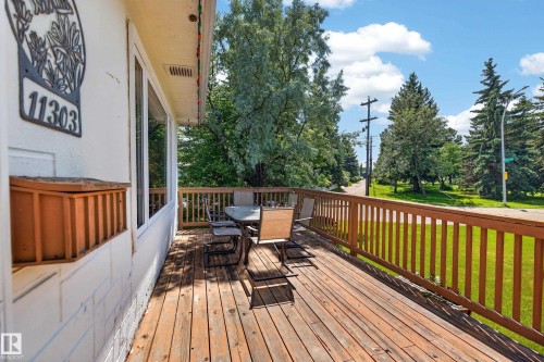11303 115 Street Nw, Edmonton, AB - Outdoor With Deck Patio Veranda With Exterior
