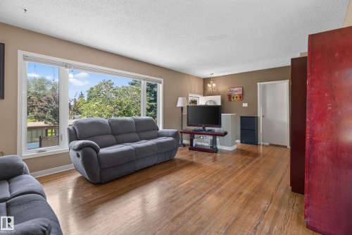 11303 115 Street Nw, Edmonton, AB - Indoor Photo Showing Living Room