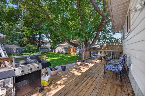 Deck - 8310 99 Avenue, Fort Saskatchewan, AB - Outdoor With Deck Patio Veranda With Exterior