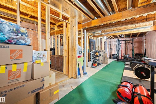 44 Vaughn Avenue, Spruce Grove, AB - Indoor Photo Showing Basement