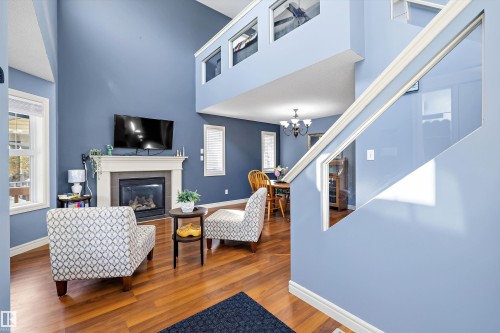 44 Vaughn Avenue, Spruce Grove, AB - Indoor With Fireplace