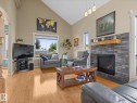16948 116 Street Nw, Edmonton, AB  - Indoor Photo Showing Living Room With Fireplace 
