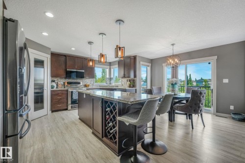 96 Marcelle Point(E), Beaumont, AB - Indoor Photo Showing Kitchen With Upgraded Kitchen