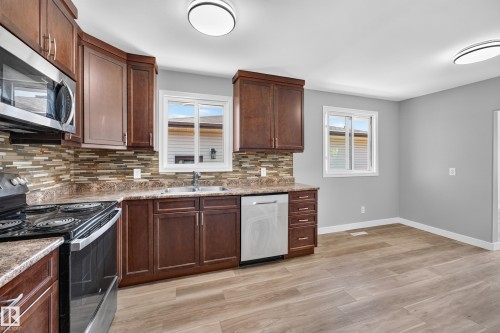 6016 92 Avenue Nw, Edmonton, AB - Indoor Photo Showing Kitchen With Double Sink