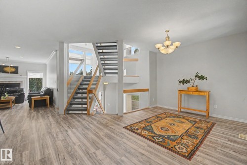 5111 Terwillegar Boulevard Nw, Edmonton, AB - Indoor With Fireplace
