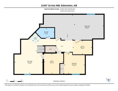 Floor plan - 11347 10 Avenue, Edmonton, AB - Indoor With Storage