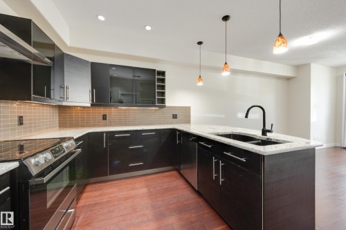8308 108 Street Nw, Edmonton, AB - Indoor Photo Showing Kitchen With Double Sink With Upgraded Kitchen
