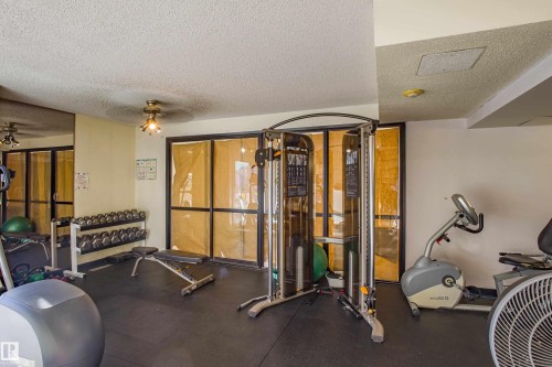 1703 12303 Jasper Avenue, Edmonton, AB - Indoor Photo Showing Gym Room