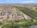 Aerial perspective showcasing a residential neighborhood with varied housing styles - 3136 35 Avenue Nw, Edmonton, AB  - Outdoor With View 