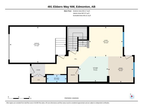 Floor plan - 491 Ebbers Way, Edmonton, AB 