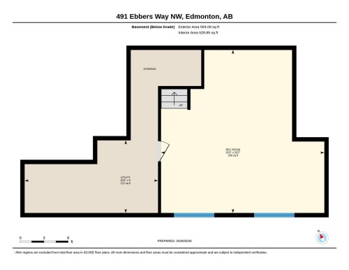 Floor plan - 491 Ebbers Way, Edmonton, AB 