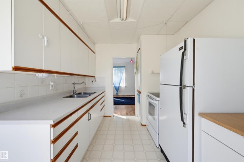 9728 89 Avenue Nw, Edmonton, AB - Indoor Photo Showing Kitchen With Double Sink