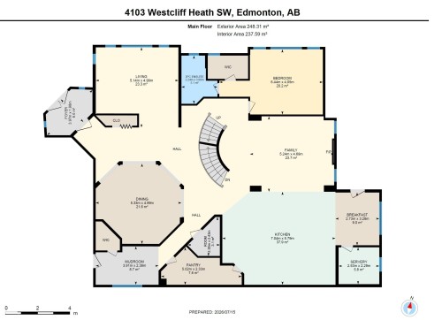 Floor plan - 4103 Westcliff Heath Heath Sw, Edmonton, AB - Other