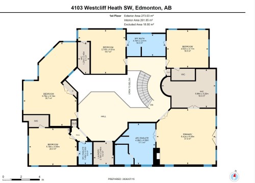 Floor plan - 4103 Westcliff Heath Heath Sw, Edmonton, AB - Other