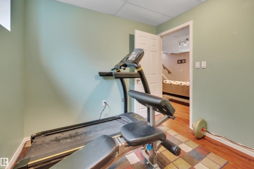 15 Douglas Crescent, Leduc, AB - Indoor Photo Showing Gym Room