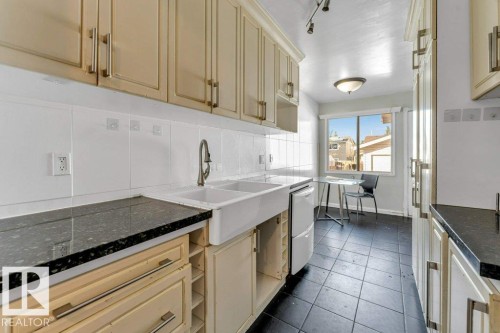 4337 38 Street Nw, Edmonton, AB - Indoor Photo Showing Kitchen With Double Sink With Upgraded Kitchen
