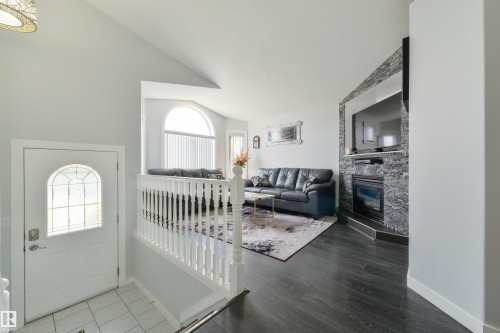 417 Hollick-Kenyon Road Nw, Edmonton, AB - Indoor With Fireplace