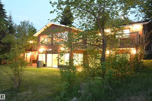 Woodburning fireplaces with log lighters are located on both the main floor, and in the cavernous family room on the walkout level with a full wet bar area - 4108 106B Avenue, Edmonton, AB - Outdoor